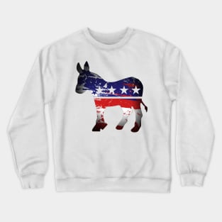 Democratic Donkey Crewneck Sweatshirt